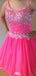 Elegant Scoop A-line Short Mini Homecoming Dress,EPT443