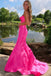 Elegant Pink Sweetheart Mermaid Long Prom Dress Ideas, Evening Party Dresses,WGP1822