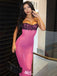 Sexy Pink Sweetheart Mermaid Long Prom Dress Ideas, Evening Party Dresses,WGP1712