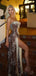 Sexy Leopard Print Lace Spaghetti Strap Mermaid Side Slit Long Prom Dress Ideas, Evening Party Dresses,WGP1714