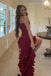 Sexy Red Sweetheart High Low Long Prom Dress Ideas, Evening Party Dresses,WGP1924