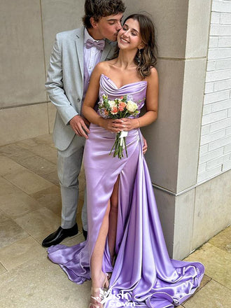 Elegant V-neck Mermaid Long Prom Dress Ideas, Evening Party Dresses,WGP1232