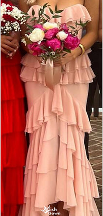 Elegant Strapless Sweetheart Sheath Long Prom Dress Ideas, Evening Party Dresses,WGP1240