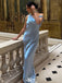 Elegant One-shoulder Unique Mermaid Long Prom Dress Ideas, Evening Party Dresses,WGP1247