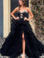Elegant Sweetheart Notched Unique A-line Long Prom Dress Ideas, Evening Party Dresses,WGP1266