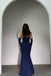 Sexy Navy Sweetheart Mermaid Long Prom Dress Ideas, Evening Party Dresses,WGP1853