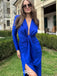 Sexy Long Sleeves Deep v-neck Mermaid Long Prom Dress Ideas, Evening Party Dresses,WGP1411
