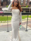 Gorgeous Long Sleeves Sheath Long Prom Dress Ideas, Evening Party Dresses,WGP1430