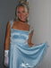 Elegant Spaghetti Strap Square A-line Short Mini Homecoming Dress,EPT353