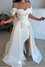 Stylish White Sexy Off the Shoulder Sweetheart Mermaid Long Party Dress Prom Dresses,Evening Dress Online, WGP880