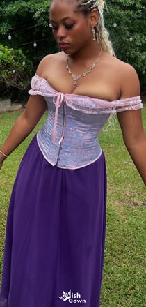 Casual Off-shoulder Lace Mermaid Long Prom Dress Ideas, Evening Party Dresses,WGP1481