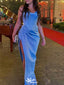 Elegant Strapless Unique Mermaid Long Prom Dress Ideas, Evening Party Dresses,WGP1493