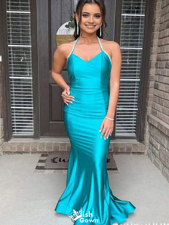 Sexy Sweetheart Halter Mermaid Long Prom Dress Ideas, Evening Party Dresses,WGP1138