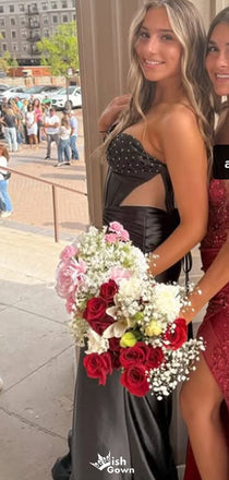 Sexy Sweetheart Strapless Mermaid Long Prom Dress Ideas, Evening Party Dresses,WGP1513