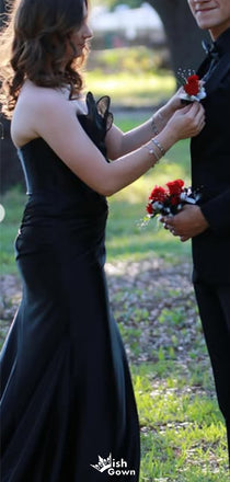 Formal Strapless Unique Mermaid Long Prom Dress Ideas, Evening Party Dresses,WGP1531