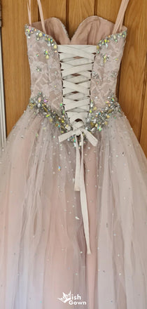Elegant Spaghetti Strap Sweetheart A-line Long Prom Dress Ideas, Evening Party Dresses,WGP1573