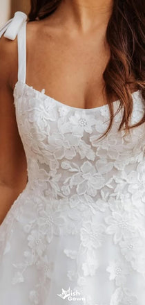 Gorgeous Spaghetti Strap A-line Long Prom Dress Ideas, Evening Party Dresses,WGP1576