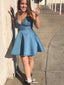 Gorgeous Strapless V-neck A-line Short Mini Homecoming Dress,EPT446