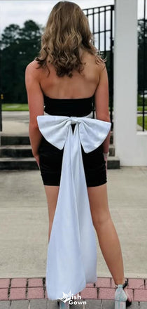 Formal Strapless Sheath Short Mini Homecoming Dress,EPT450