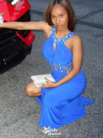 Elegant Halter Mermaid Long Prom Dress Ideas, Evening Party Dresses,WGP1629