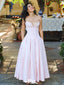 Elegant Pink A-Line Sweetheart Long Sleeveless Long Party Prom Dresses,Evening Dress Online, WGP741