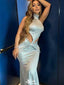 Elegant Halter Mermaid Long Prom Dress Ideas, Evening Party Dresses,WGP1648