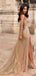 Sparkly Champagne Sweetheart Mermaid Long Prom Dress Ideas, Evening Party Dresses,WGP1876