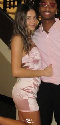 Elegant Strapless Sheath Short Mini Homecoming Dress,EPT549