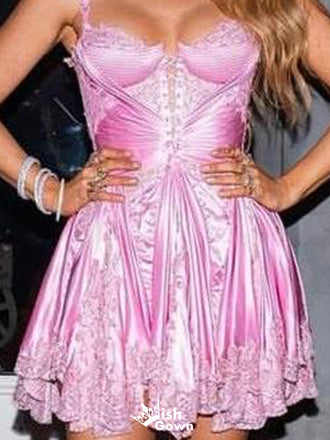 Gorgeous Spaghetti Strap A-line Short Mini Homecoming Dress,EPT573