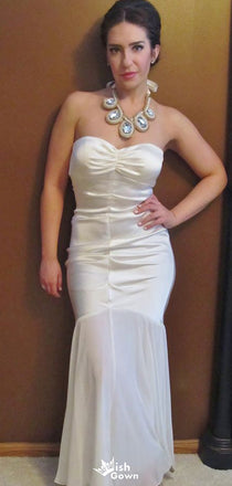 Sexy Strapless Mermaid Long Prom Dress Ideas, Evening Party Dresses,WGP1769