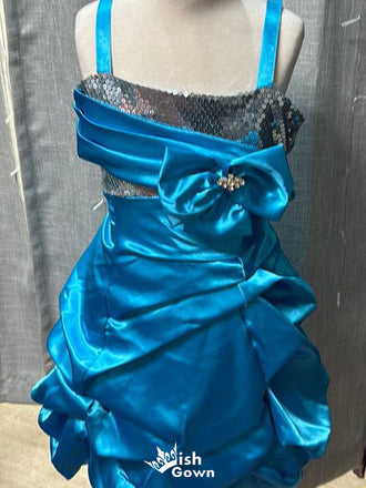 Gorgeous Spaghetii Strap Sheath Short Mini Homecoming Dress,EPT606