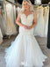 Romantic Spaghetti Straps Sweetheart Sleeveless With Trailing Lace Popular Bridal Long Wedding Dresses, WDH149