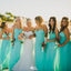 Unique Mint Green Sweetheart Sleeveless A-Line Long Bridesmaid Dresses Online,WGM436