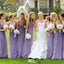 Elegant Purple Spaghetti Strap Sleeveless Mermaid Long Bridesmaid Dresses Online,WGM460
