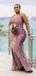 Sexy Mismatched Mermaid Maxi Long Wedding Guest Bridesmaid Dresses,WGM186