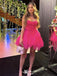 Unique Sweetheart Sleeveless Ruffle Cheap Short Homecoming Dresses, EPT149