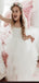 Lovely White Round Neck Sleeveless Applique Ruffle Little Long Flower Girl Dresses, Wedding Flower Girl Dresses, FGD037