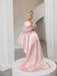 Unique Pink High Low Sleeveless Floral Long A-Line Flower Girl Dress,FG029
