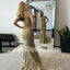 Two Pieces Lace Mermaid Elegant Affordable Evening Long Prom Dresses, WG1123