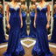 Royal Blue Shinning Sequin Cheap Long Prom Dress, WG565