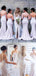 Backless Spaghetti Strap Sexy Mermaid Long Bridesmaid Dresses, WG425