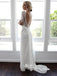 Vintage Lace Long Sleeve Backless Sexy Charming Beach Wedding Dresses, WGB006