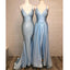 Spaghetti Strap Mermaid Mismatched Cheap Long Bridesmaid Dresses, SG167