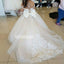 Elegant A-line Long Sleeve Tulle Long Wedding Flower Girl Dresses, FGD015