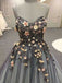 Gorgeous Spaghetti Strap Sweetheart Ball Gown Long Prom Dresses, SG112