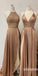 Mismatched A Line Wedding Party Long Prom Dresses, MD1103