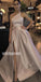 Elegant Side Slit Simple Cheap Long Prom Dresses PG1121