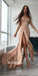 Popular Sexy Simple Side Slits Cheap Long Prom Dresses, MD1110
