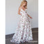 Popular Spaghetti Strap A Line Long Prom Dresses with Flowers, MD1131