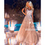 A-line Sweetheart Sparkle Beaded Tulle Long Prom Dresses PG1109